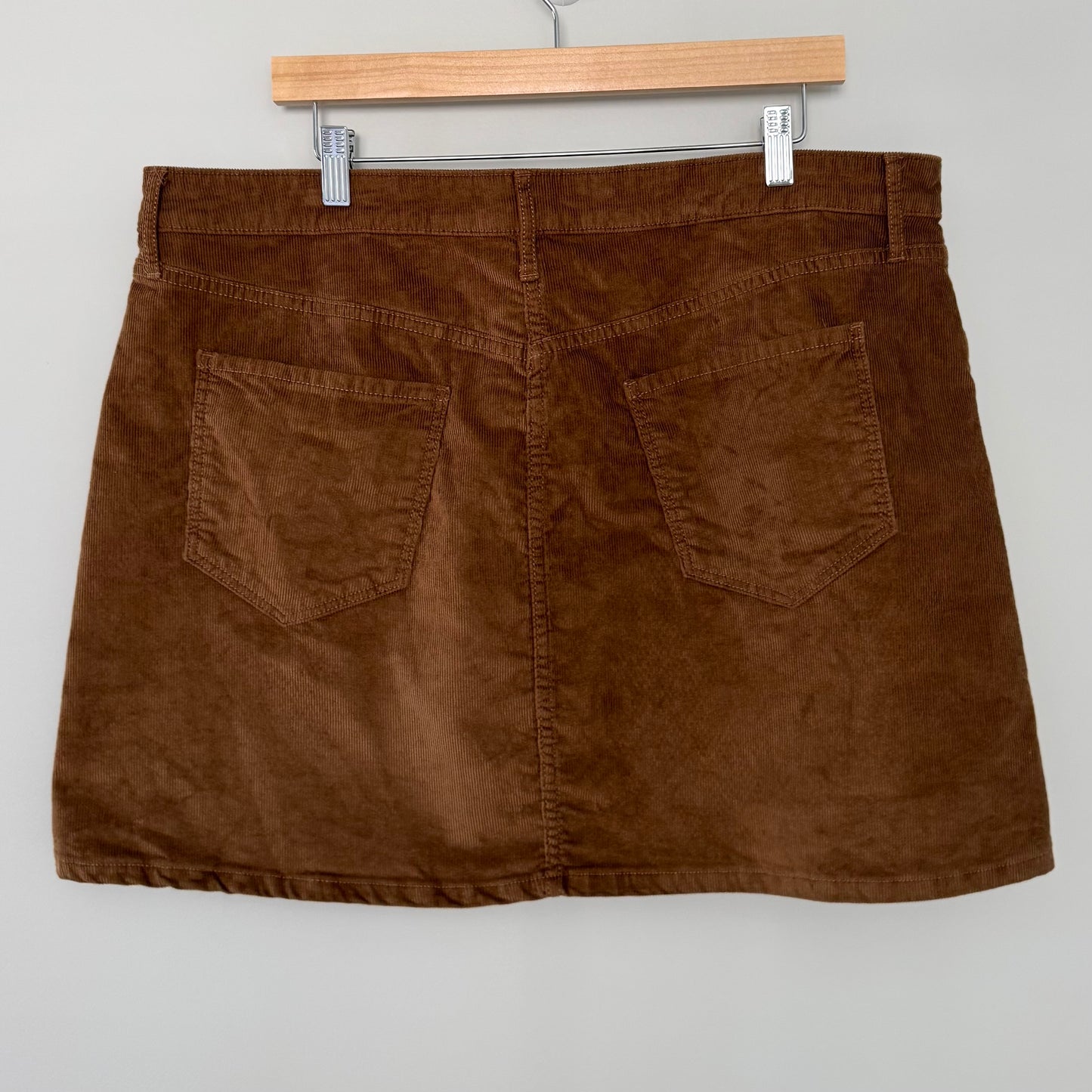 Old Navy High-Rise Brown Corduroy Skirt (16)