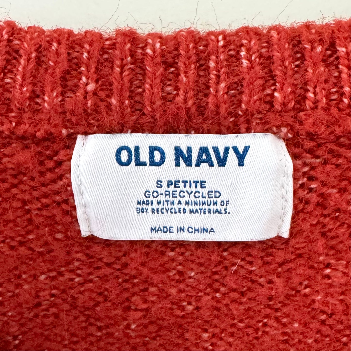 Old Navy Orange/Red Knit Sweater (SP)