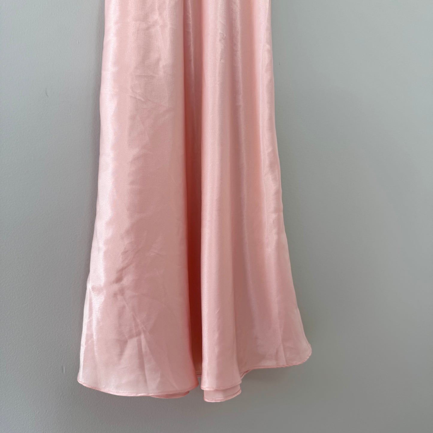 VS Baby Pink Satin Slip Dress (L)