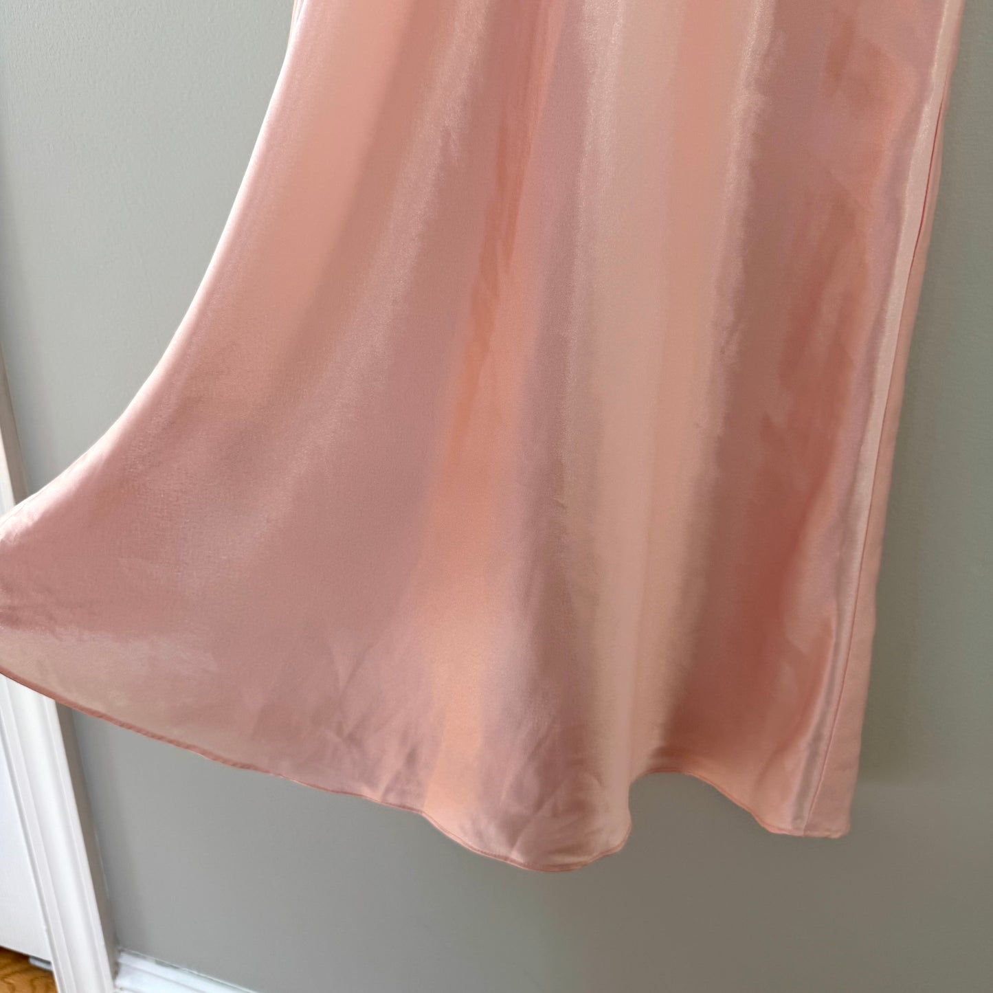VS Baby Pink Satin Slip Dress (L)