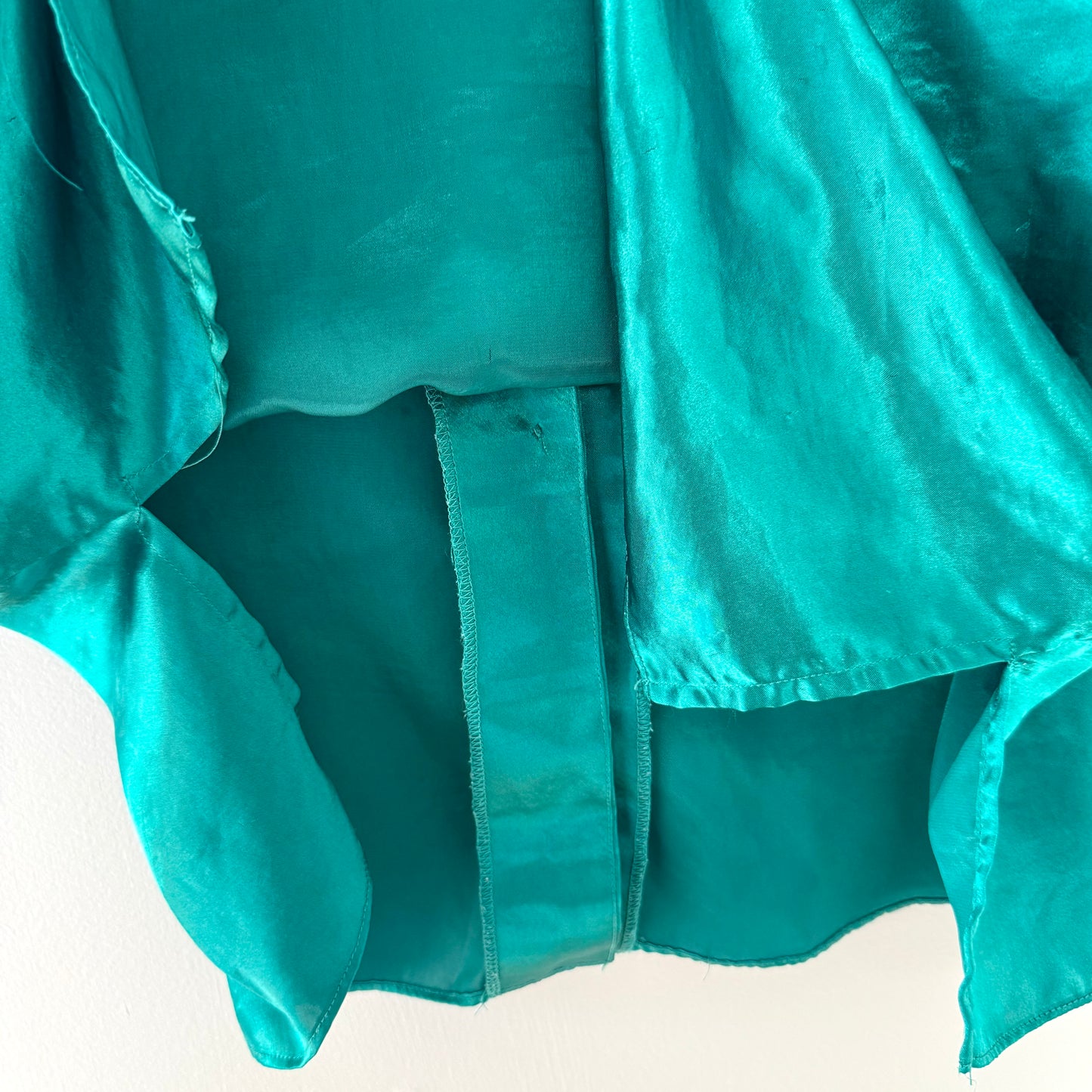 VS Emerald Green Satin Pajama Set (L)
