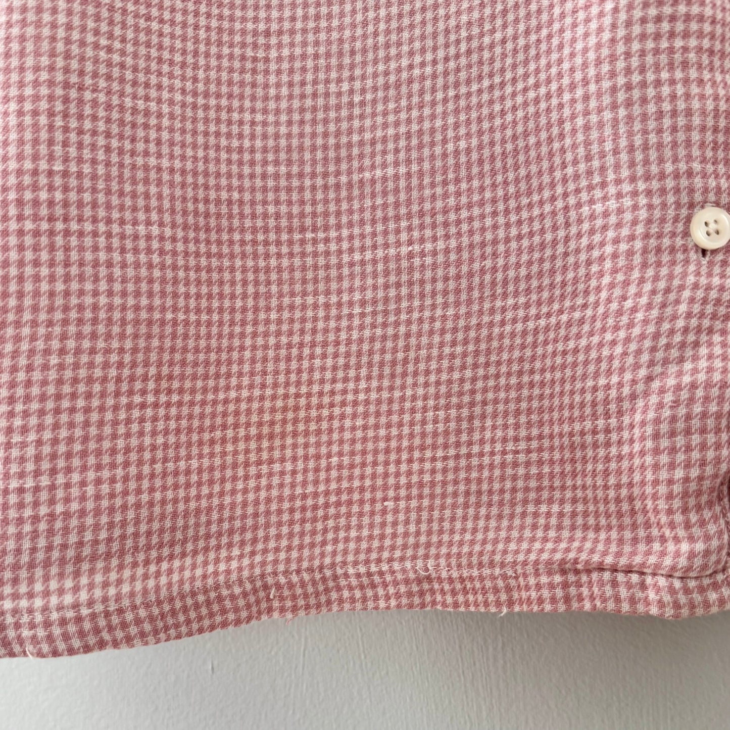 Talbots Houndstooth Button Up Flannel Shirt (L)