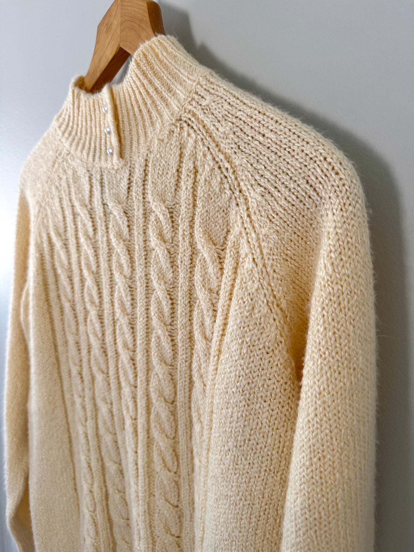 Karen Scott Yellow Knit Sweater (S)