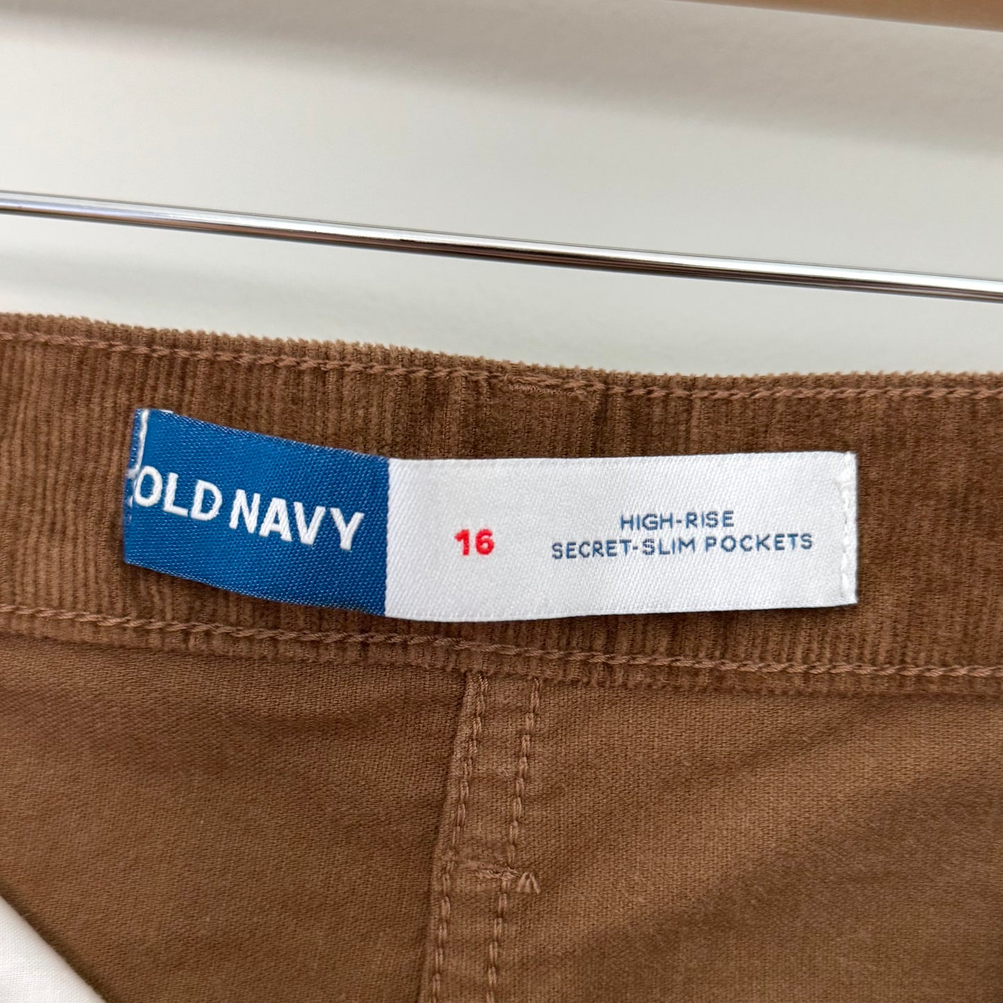 Old Navy High-Rise Brown Corduroy Skirt (16)