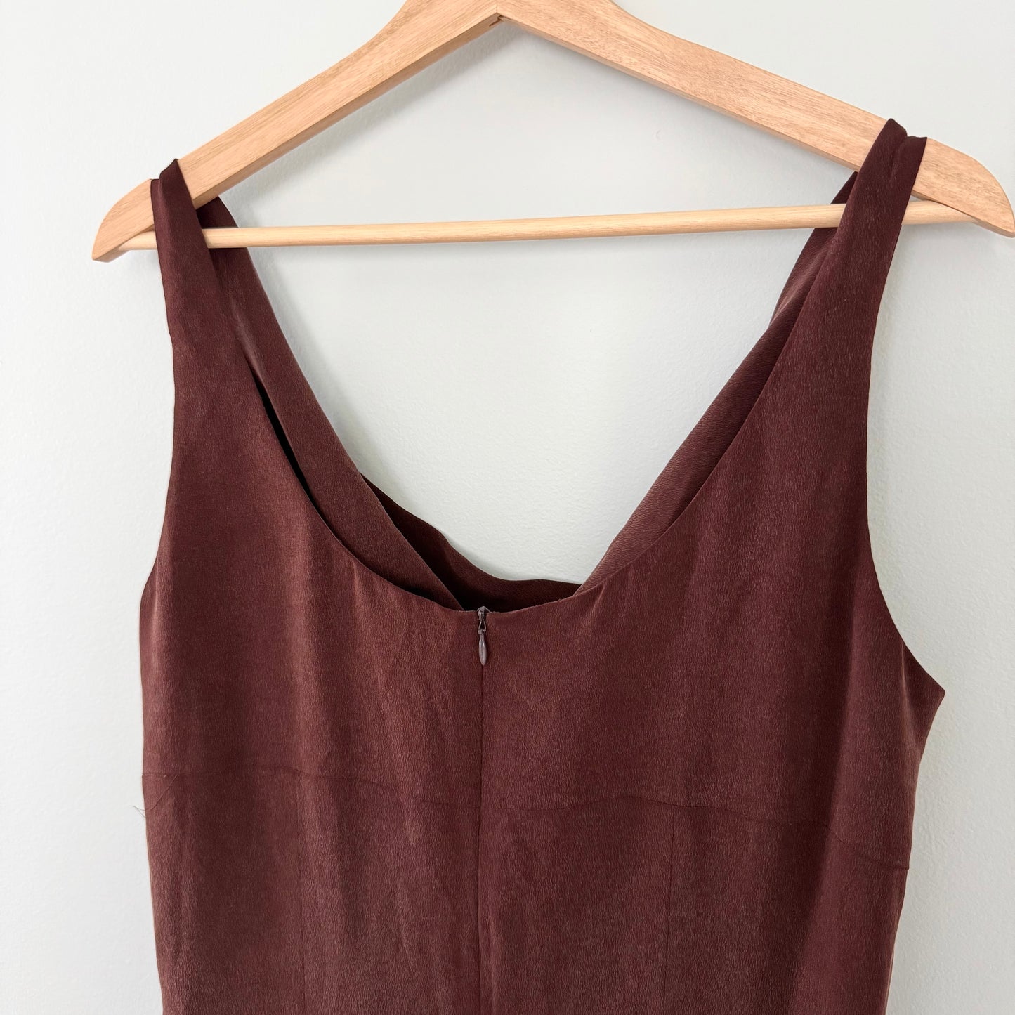 YL by Yair Chocolate Brown Cowl Neck Dress (14)