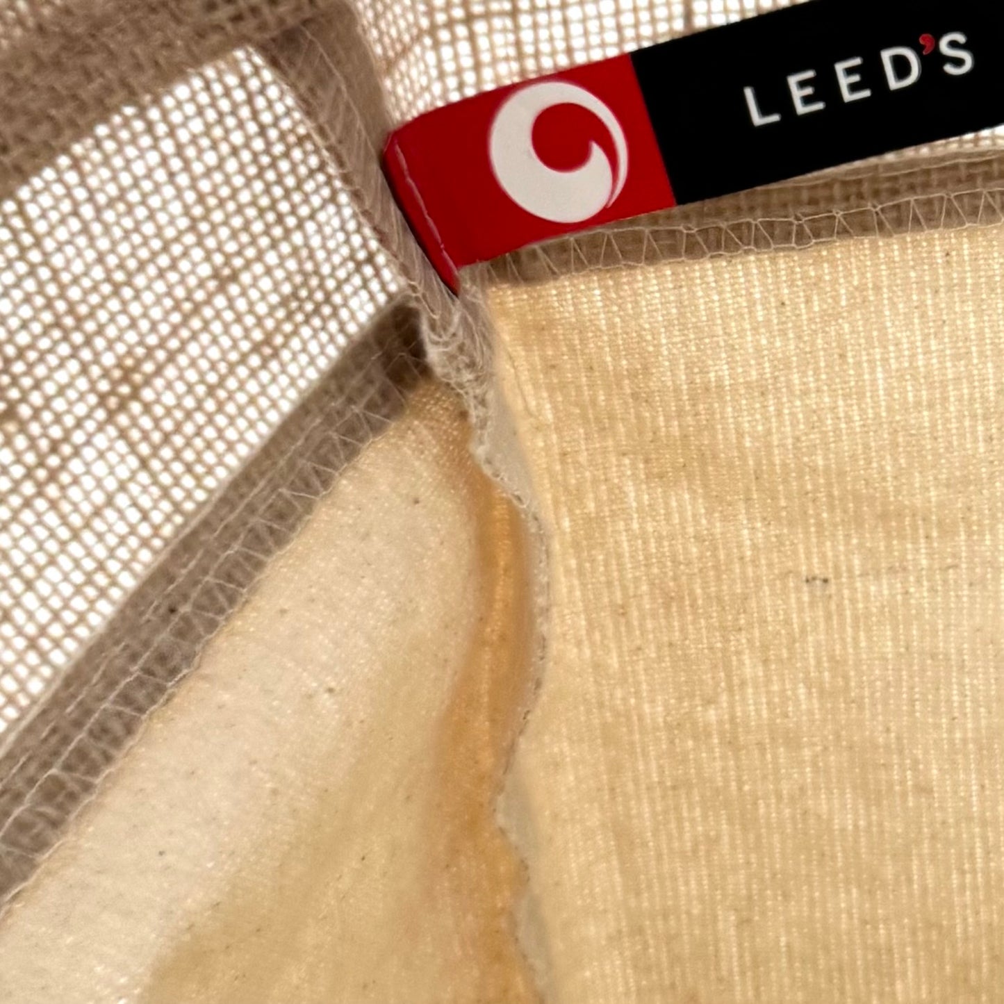 Jute Canvas Rope Tote Bag