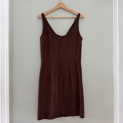YL by Yair Chocolate Brown Cowl Neck Dress (14)