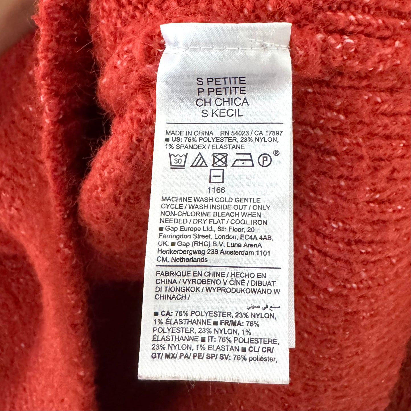 Old Navy Orange/Red Knit Sweater (SP)