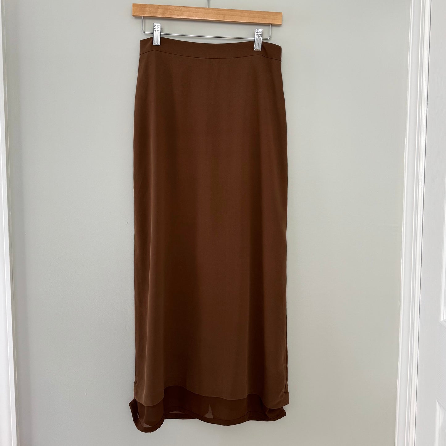 Casual Corner Brown A-Line Skirt (8)