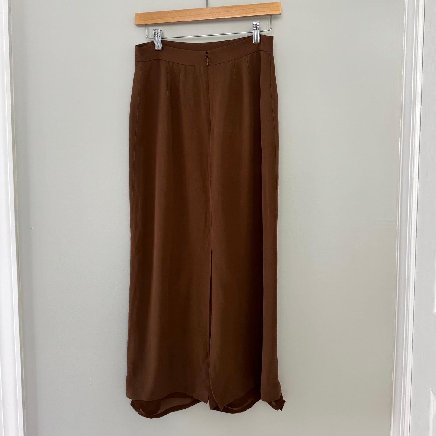 Casual Corner Brown A-Line Skirt (8)