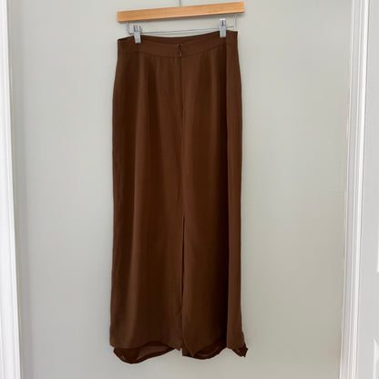 Casual Corner Brown A-Line Skirt (8)