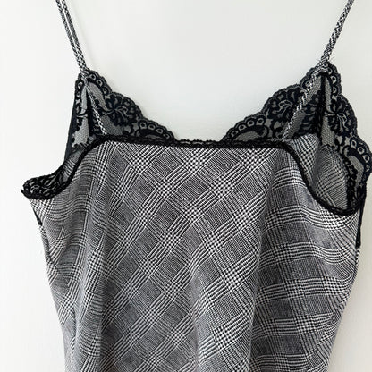 Escapades Houndstooth Camisole (L)