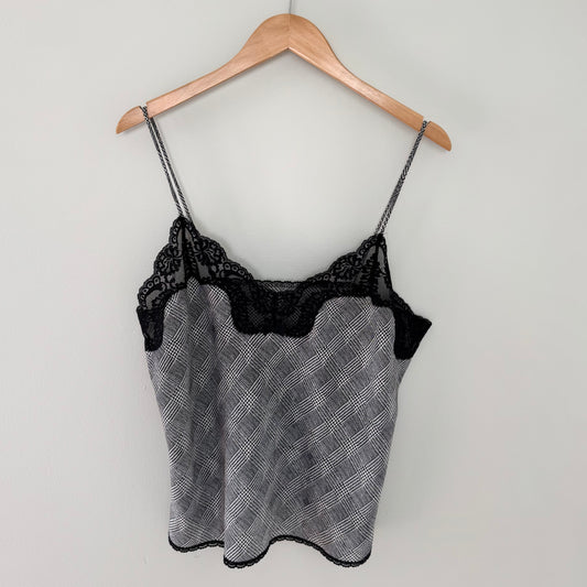 Escapades Houndstooth Camisole (L)