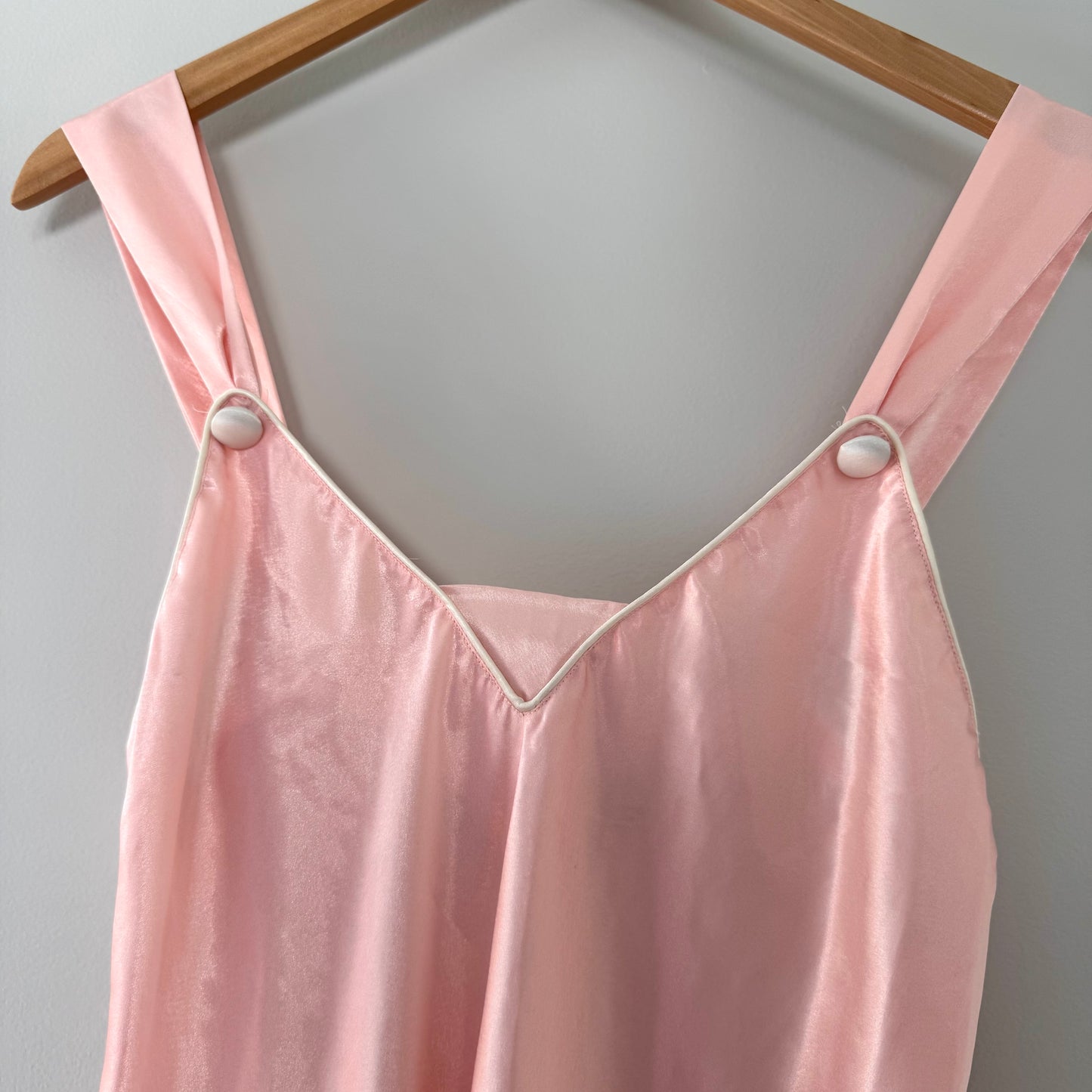 VS Baby Pink Satin Slip Dress (L)