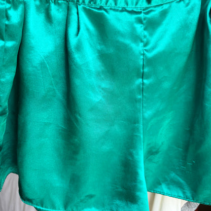 VS Emerald Green Satin Pajama Set (L)