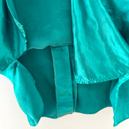 VS Emerald Green Satin Pajama Set (L)