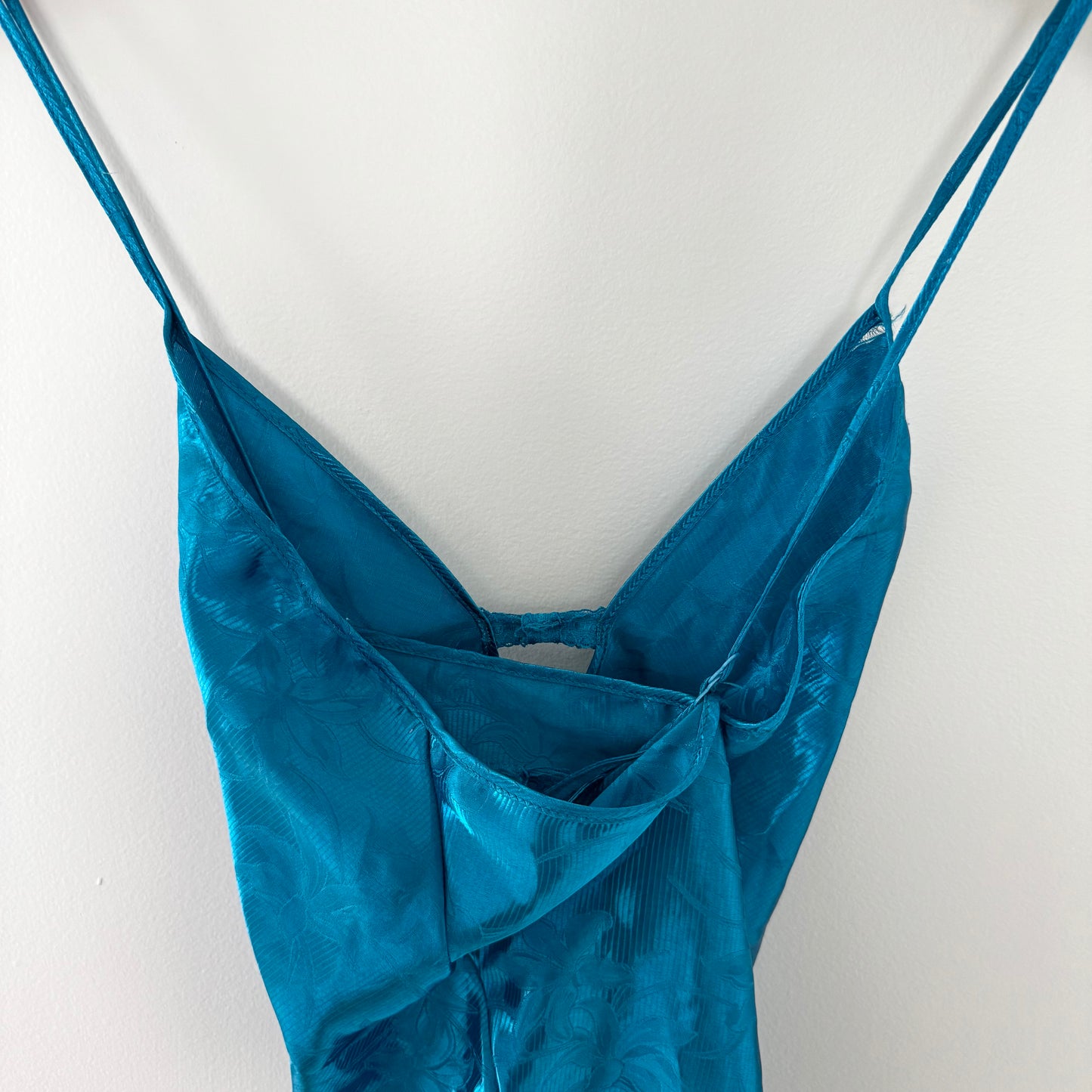 Colesce Collections Floral Blue Slip Dress (L)