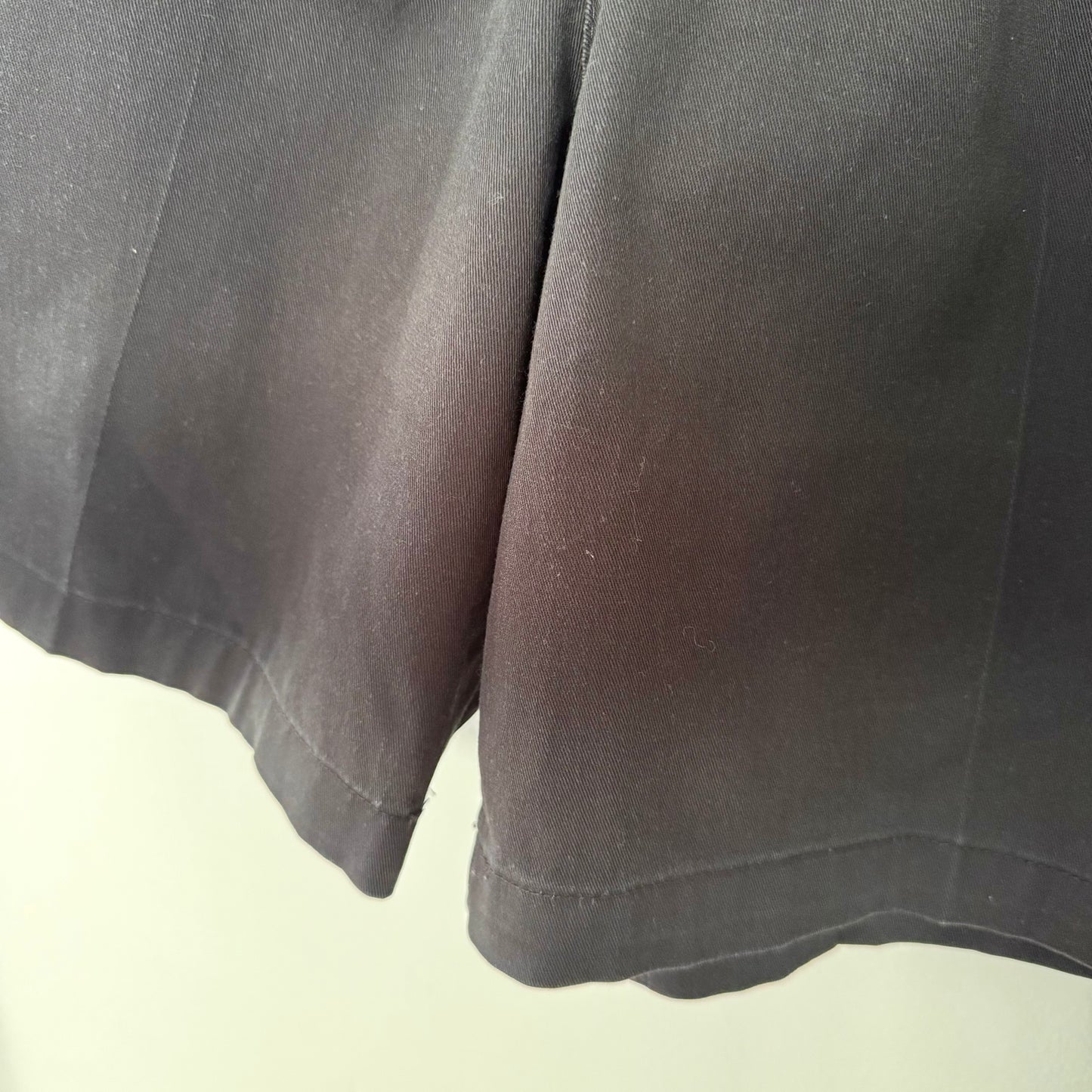 Lee Black High Waisted Pleated Shorts (12)