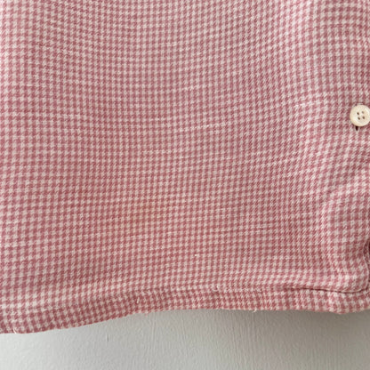 Talbots Houndstooth Button Up Flannel Shirt (L)