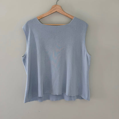 Talbots Baby Blue Tank Top (XL)