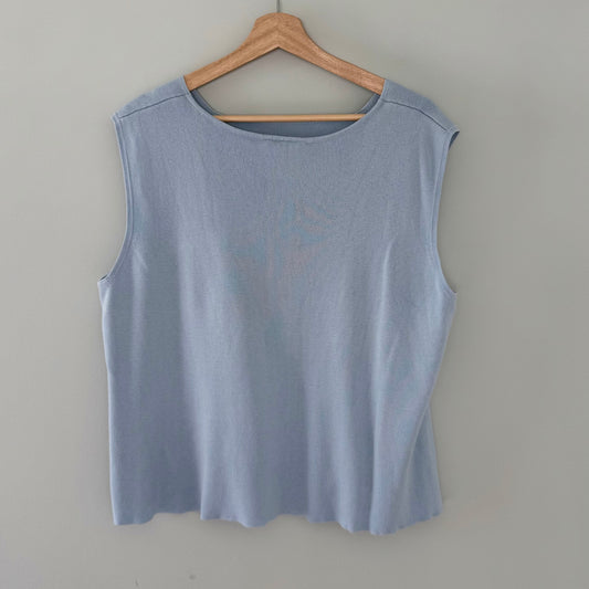 Talbots Baby Blue Tank Top (XL)