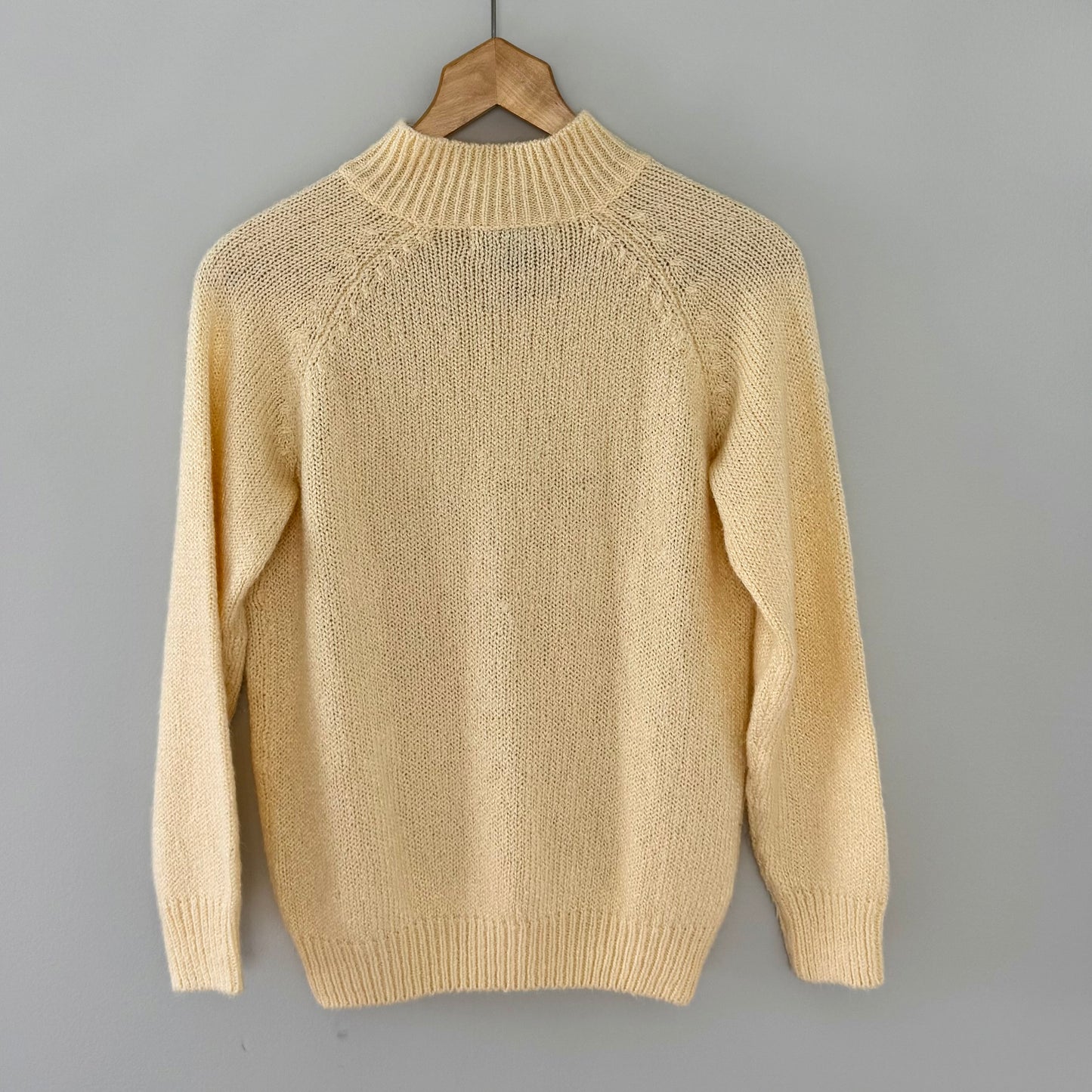 Karen Scott Yellow Knit Sweater (S)
