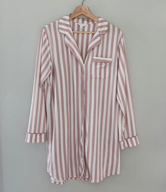 Charter Club Striped Nightgown (M)