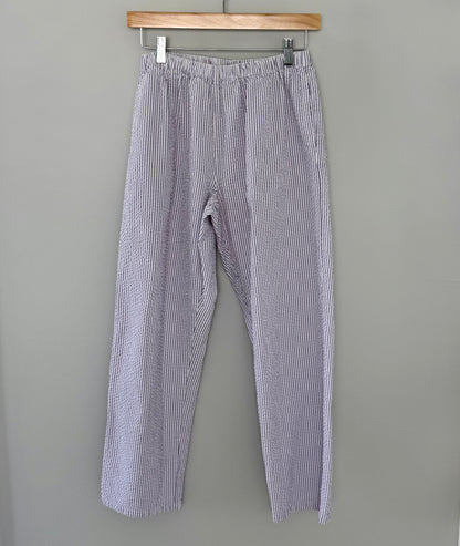 Purple Seersucker Pants (S)