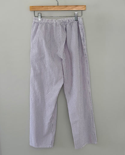 Purple Seersucker Pants (S)