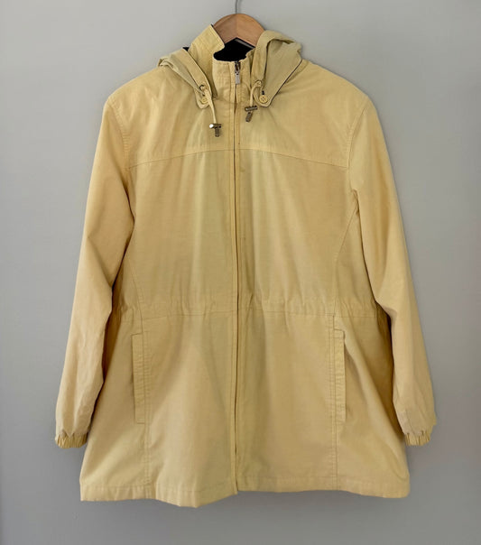 London Fog Light Yellow Zip-Up Jacket
