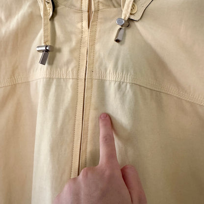 London Fog Light Yellow Zip-Up Jacket