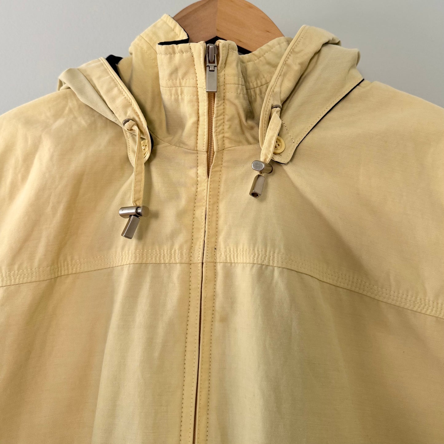 London Fog Light Yellow Zip-Up Jacket