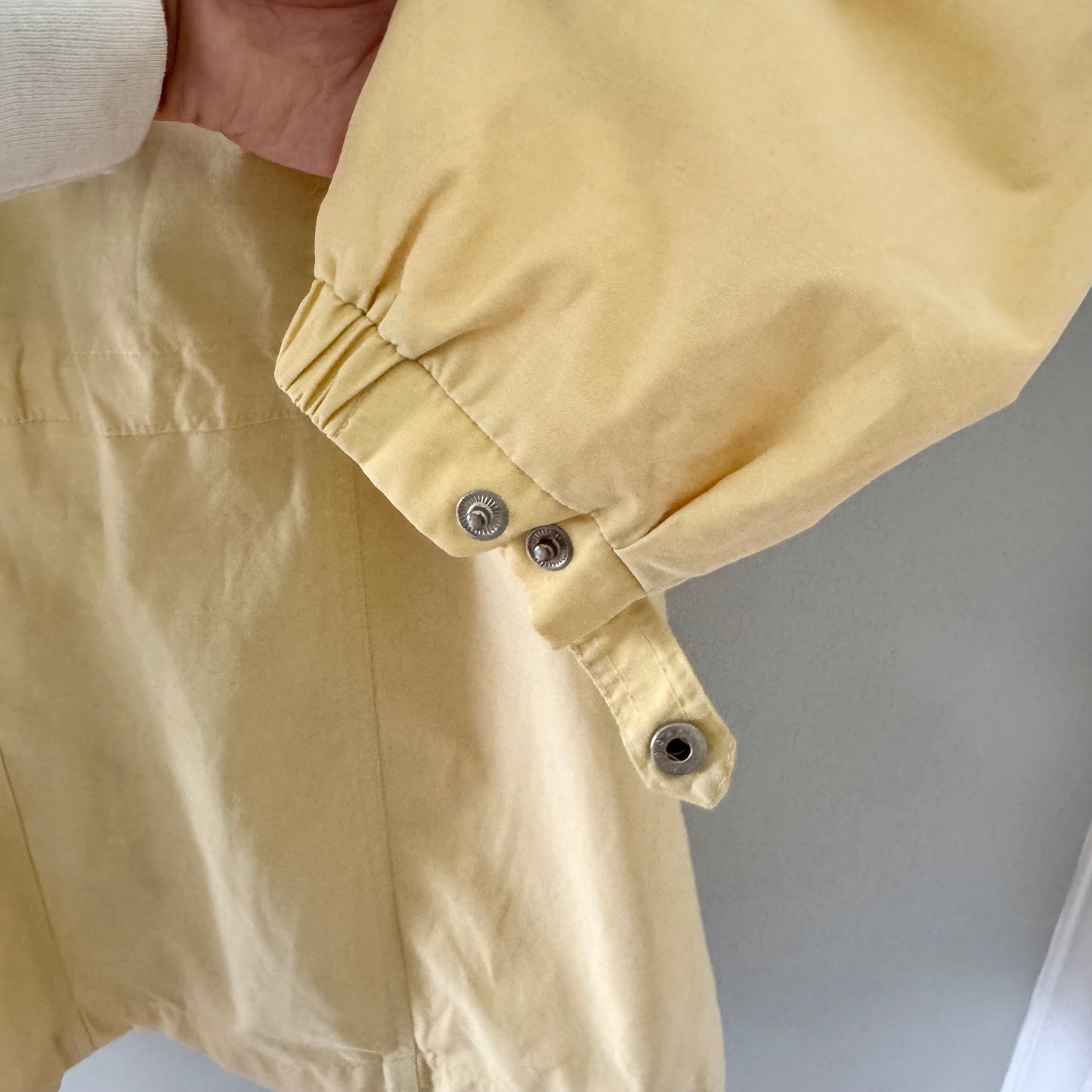 London Fog Light Yellow Zip-Up Jacket
