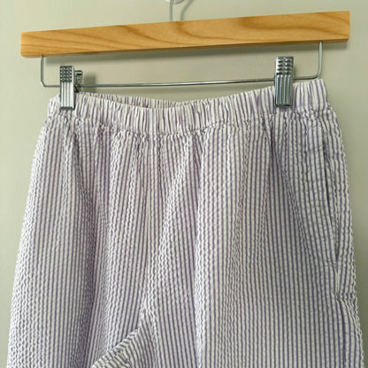 Purple Seersucker Pants (S)