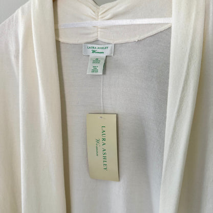 Laura Ashely Off-White Lightweight Cardigan (2X)