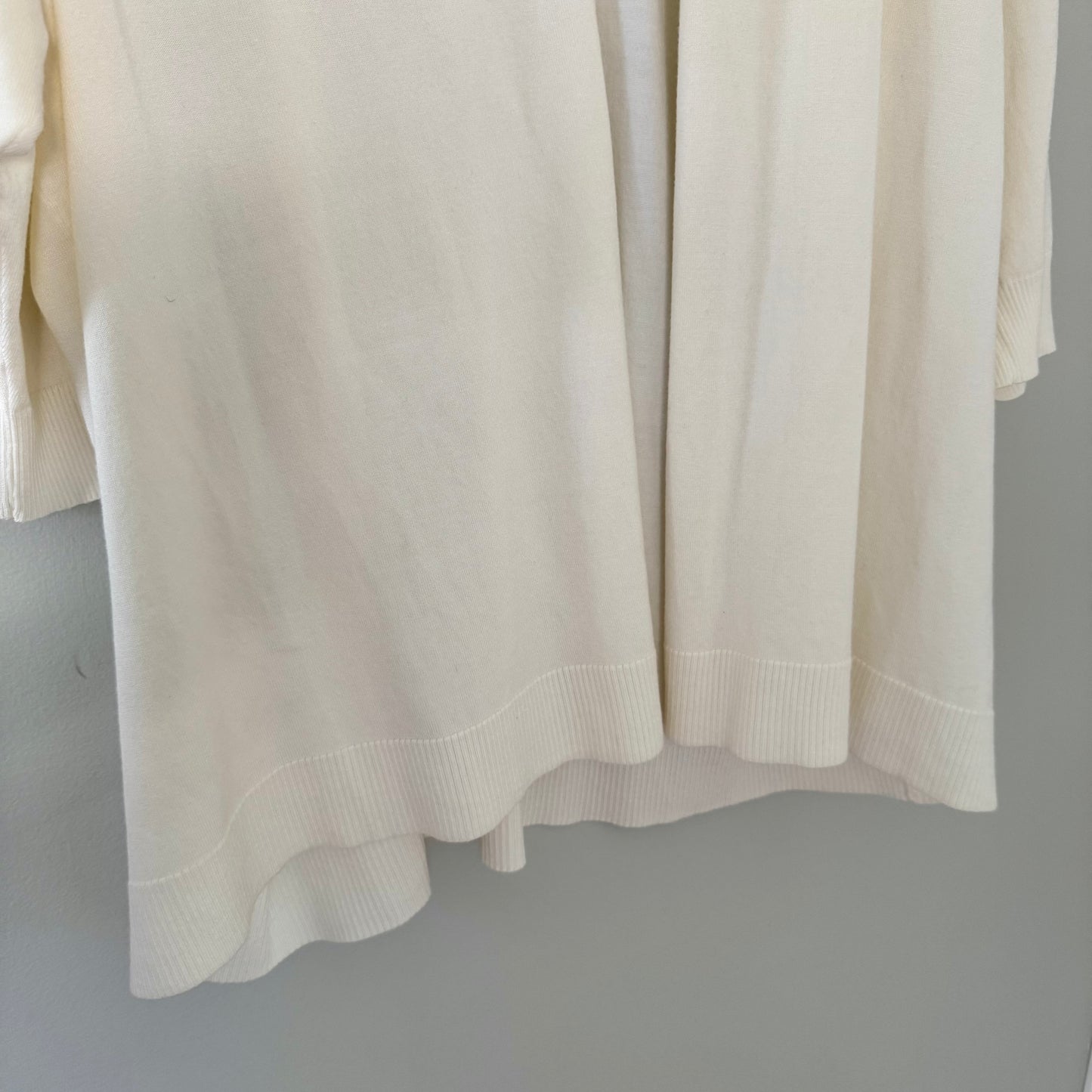 Laura Ashely Off-White Lightweight Cardigan (2X)