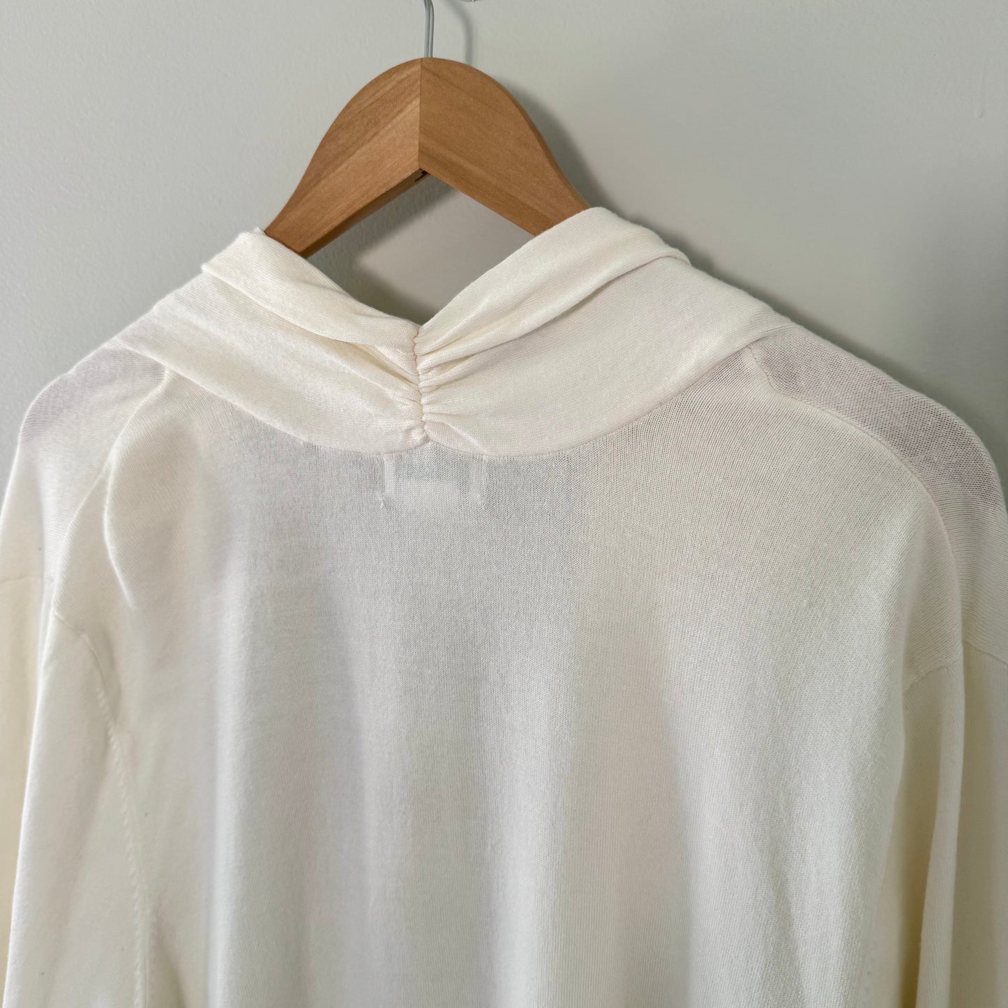 Laura Ashely Off-White Lightweight Cardigan (2X)