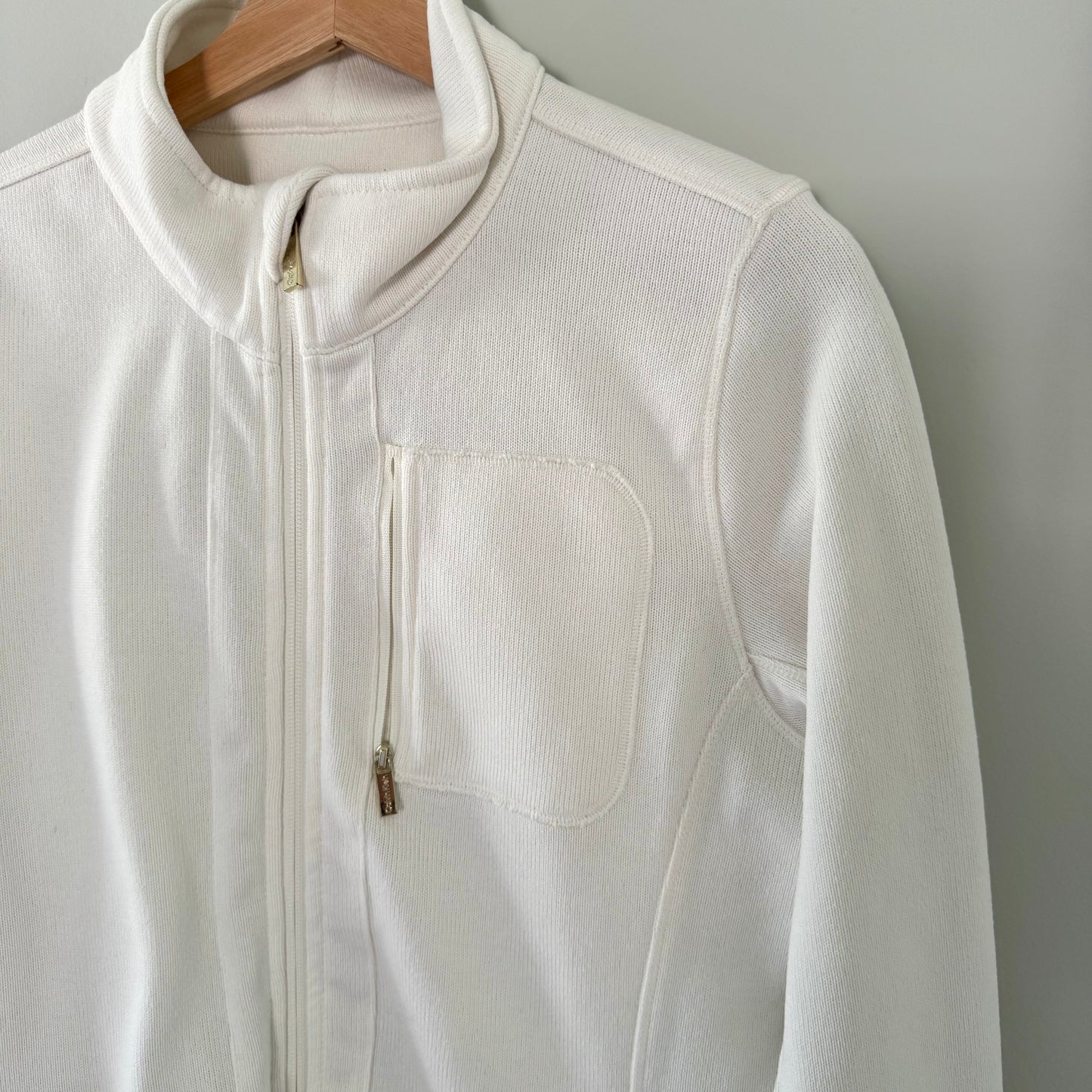 Calvin Klein Ribbed Zip-Up Jacket (L)