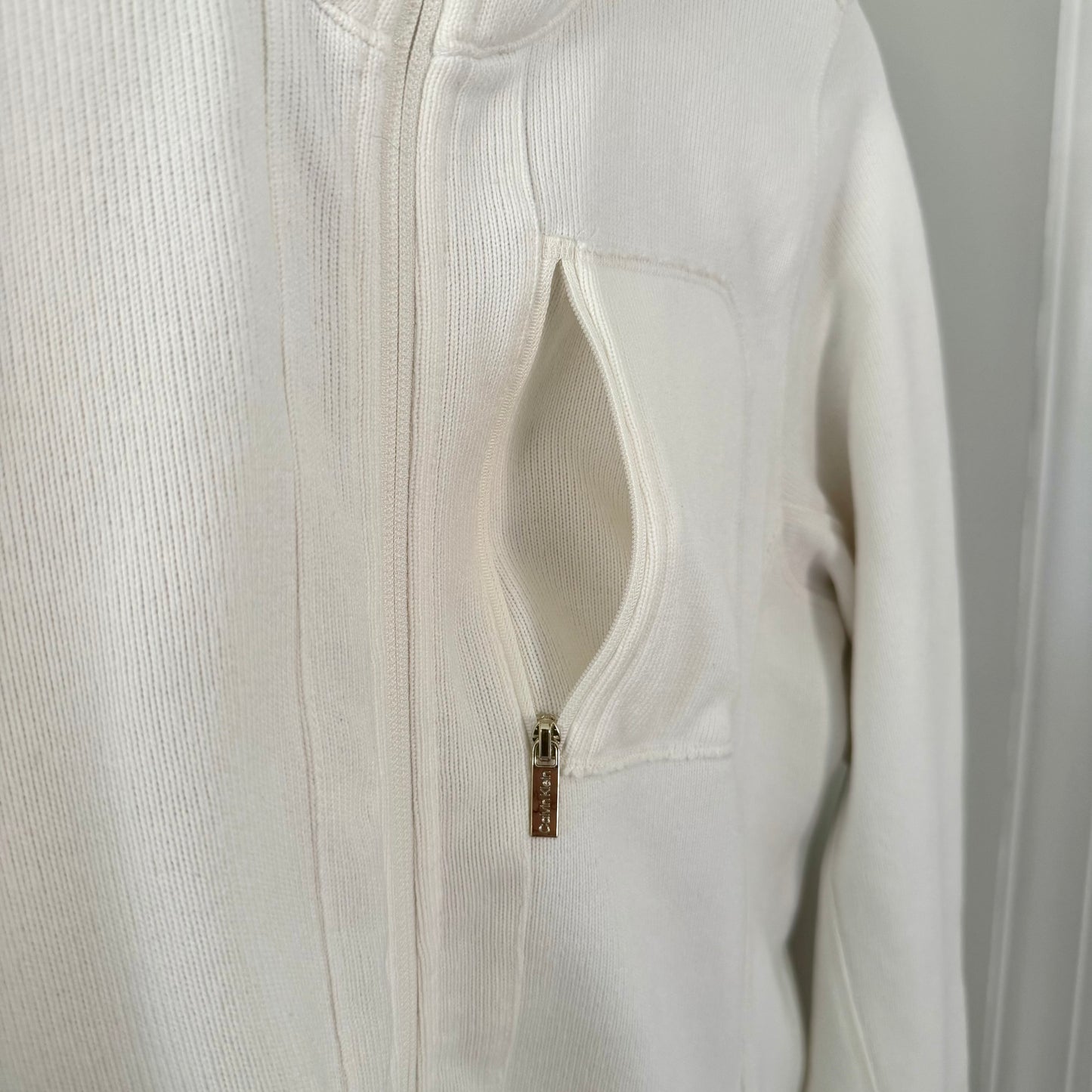 Calvin Klein Ribbed Zip-Up Jacket (L)