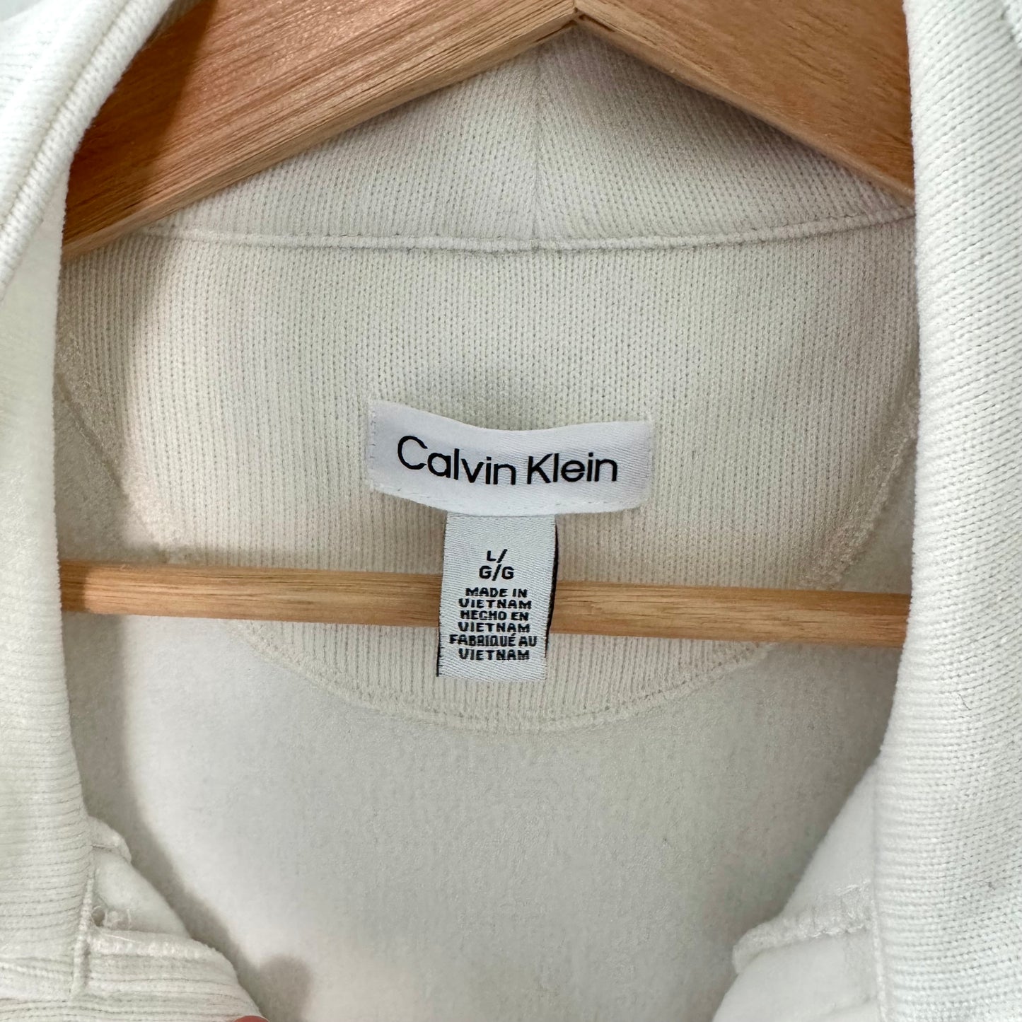 Calvin Klein Ribbed Zip-Up Jacket (L)