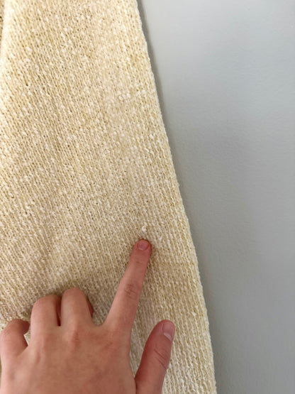 Urban Outfitters Light Yellow Sweater Cardigan (S)