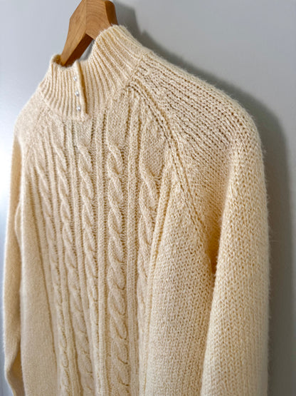 Karen Scott Yellow Knit Sweater (S)