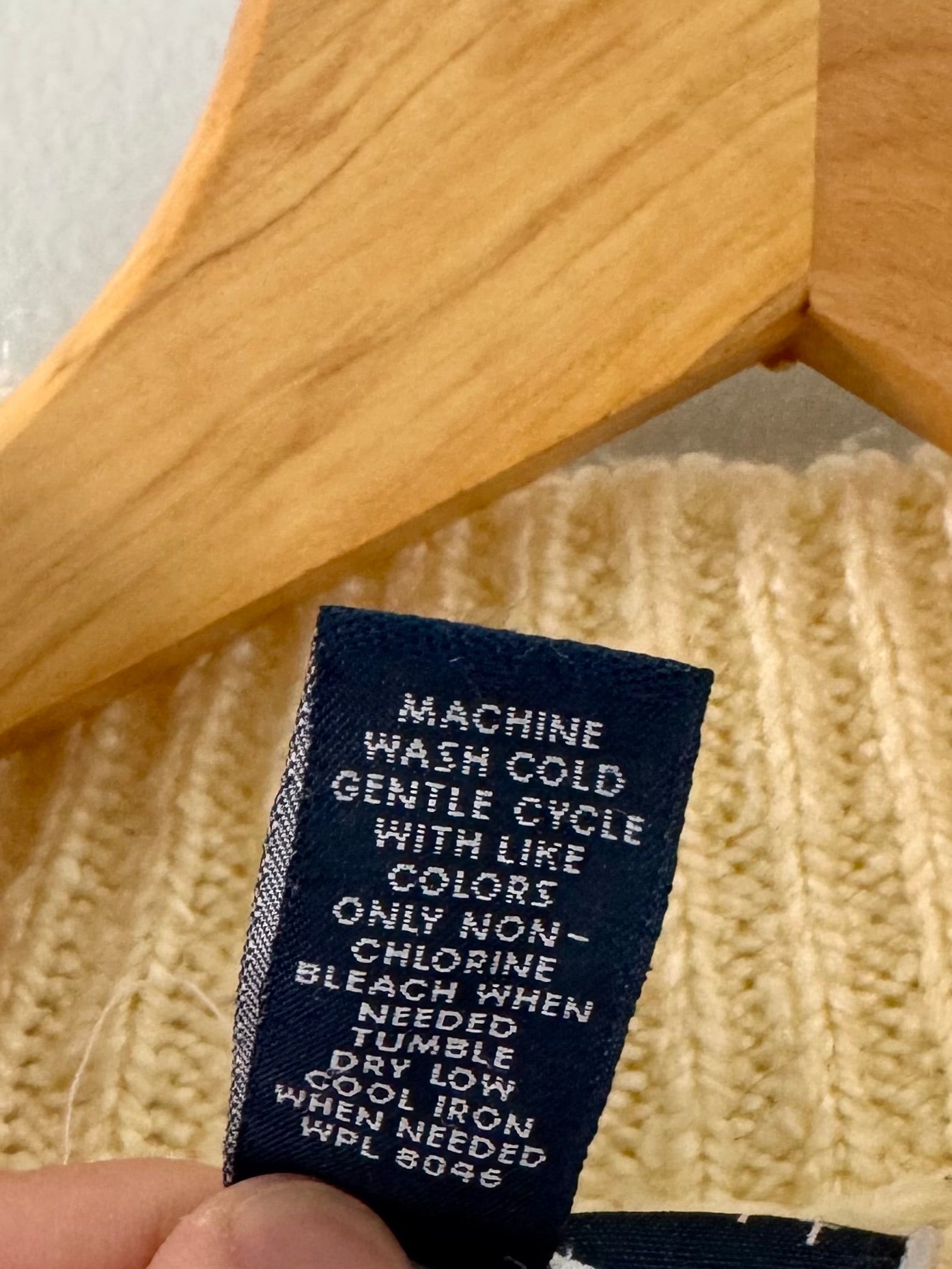 Karen Scott Yellow Knit Sweater (S)
