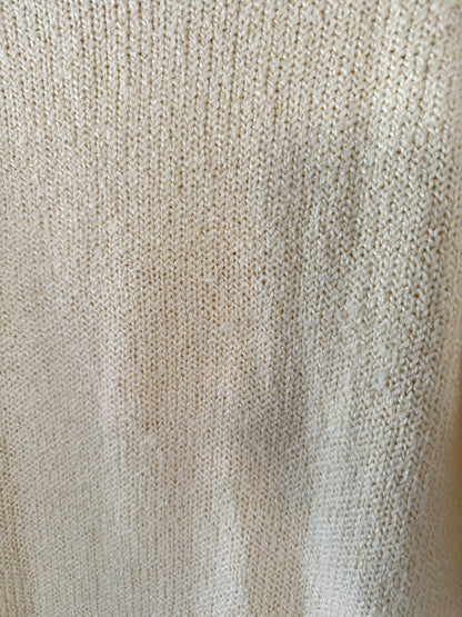 Karen Scott Yellow Knit Sweater (S)