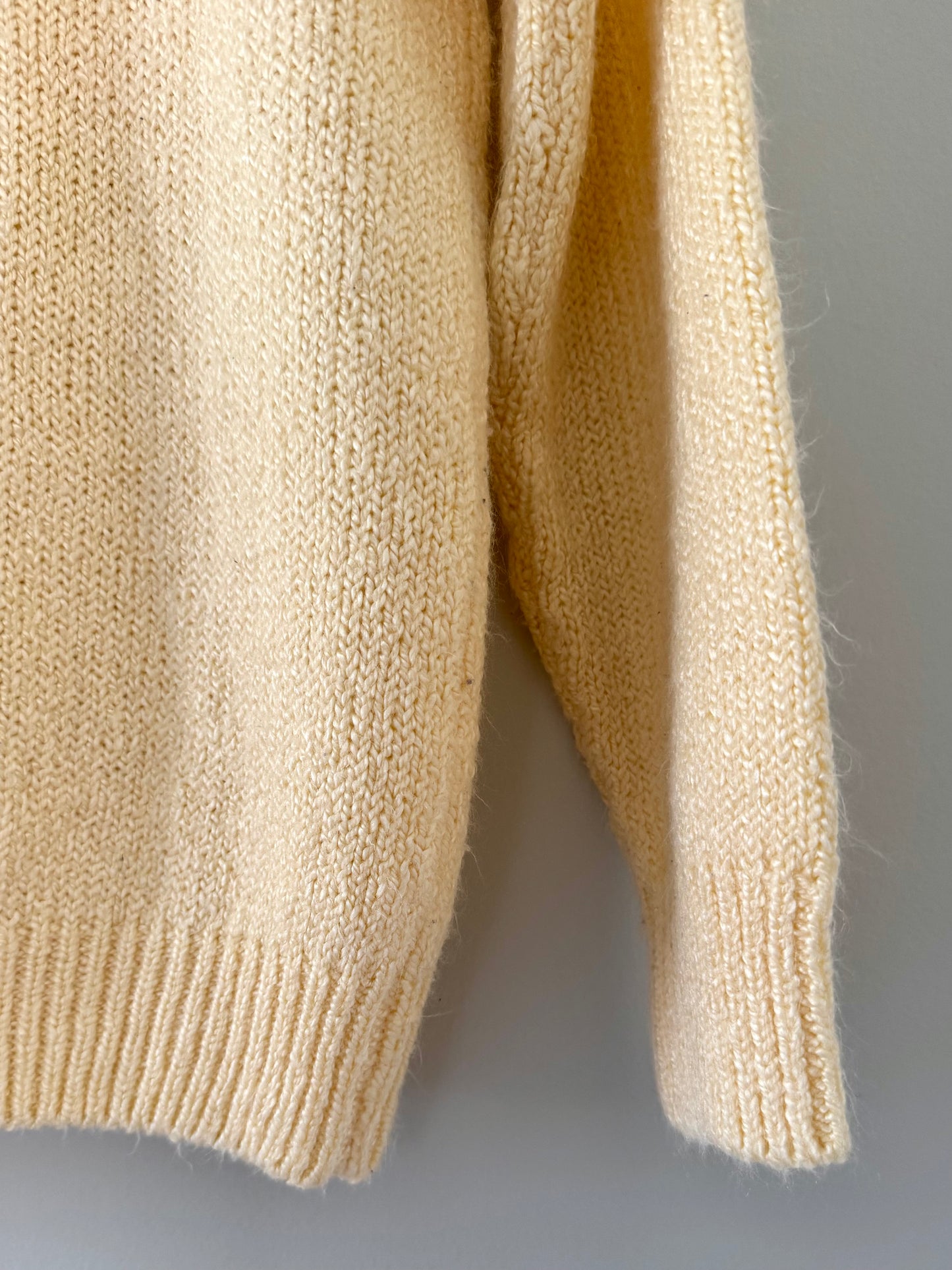 Karen Scott Yellow Knit Sweater (S)