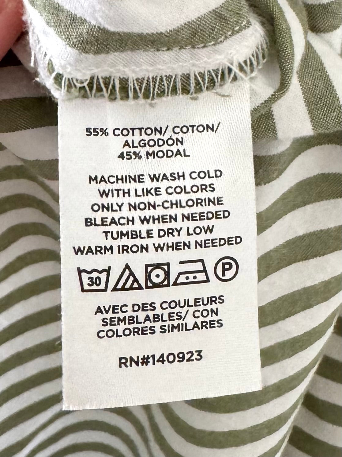 Loft Striped Button Up Blouse (M)