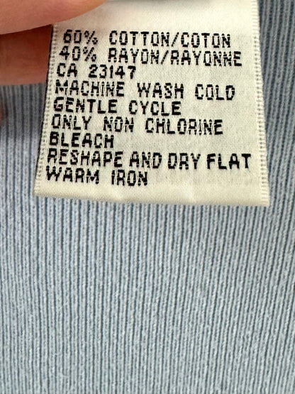 Talbots Baby Blue Tank Top (XL)