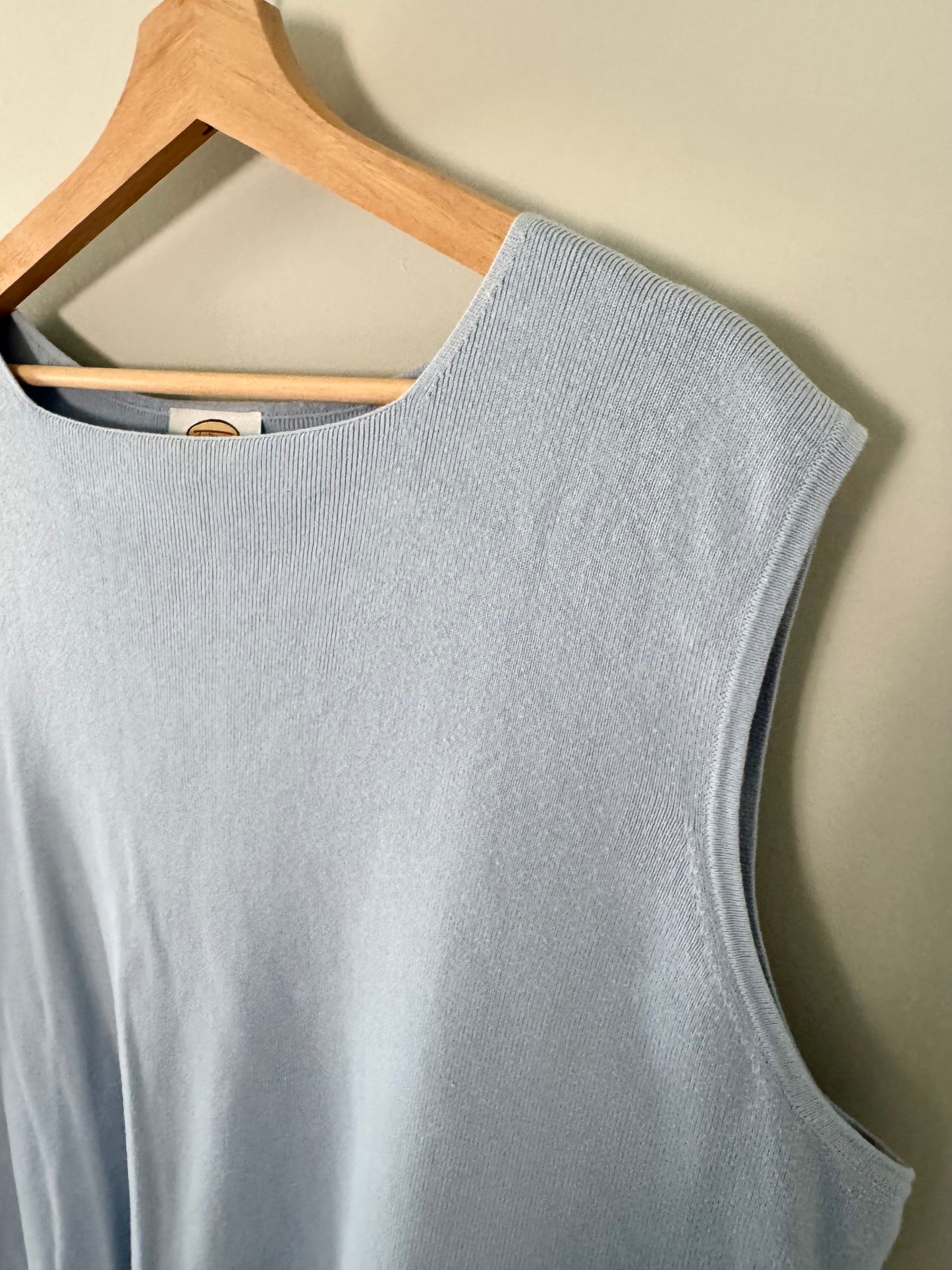 Talbots Baby Blue Tank Top (XL)