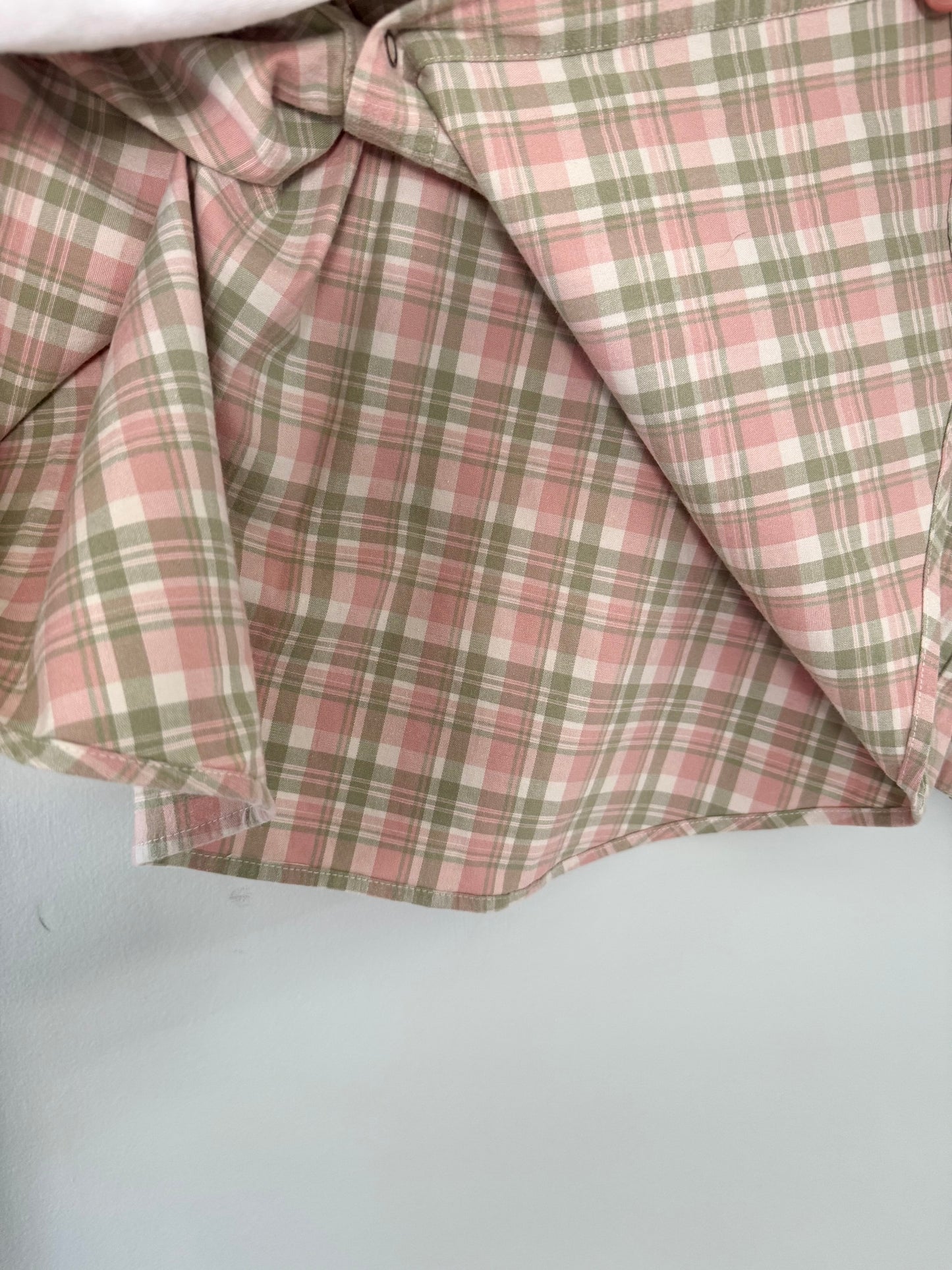 Monterey Button Up Plaid Shirt (L)