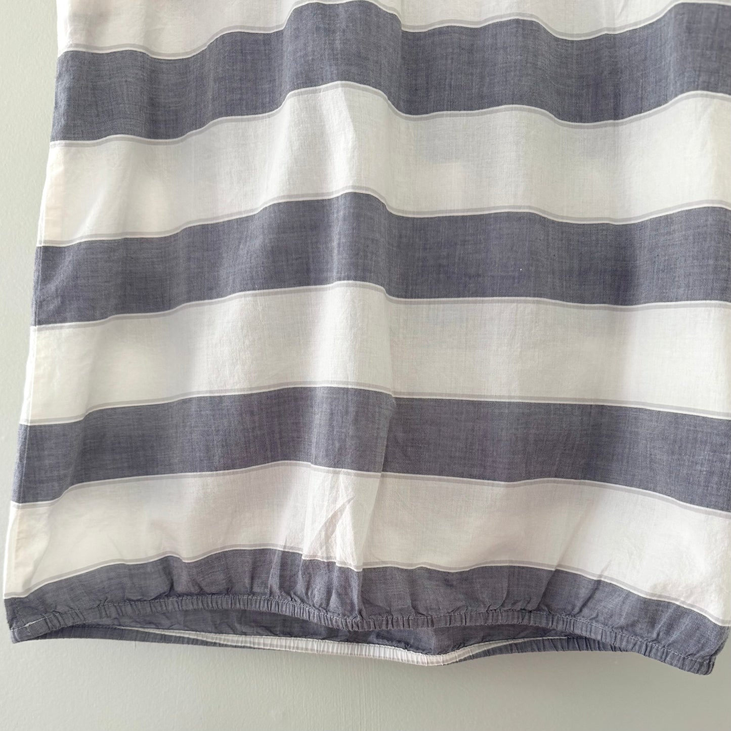 Loft Striped Ruffle Tank Top (S)